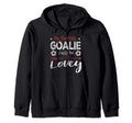 Funny Soccer Goalie Goalkeeper Mom Hoodie - Unique Graphic for Adults