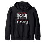 Funny Soccer Goalie Goalkeeper Mom Hoodie - Unique Graphic for Adults