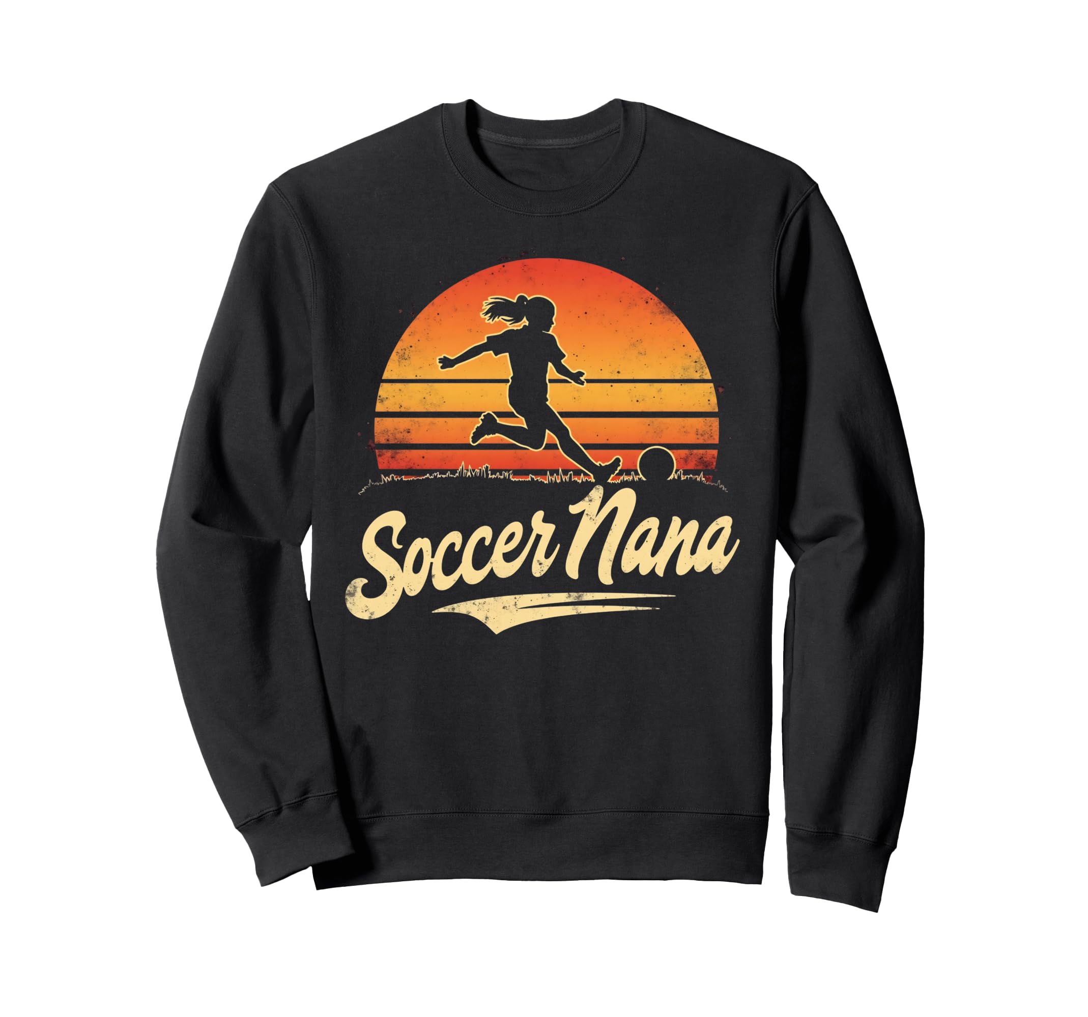 Proud Soccer Nana Funny Grandma Lover Sweatshirt - Graphic Print Men Women