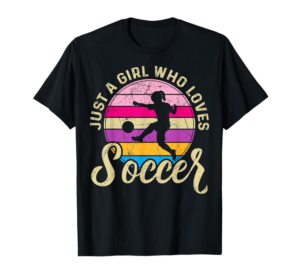 Just Who Loves Soccer Soccer T-Shirt - Streetwear Style for Adults