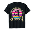 Just Who Loves Soccer Soccer T-Shirt - Streetwear Style for Adults