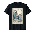Track Mom Tarot Card Soccer Skeleton T-Shirt - Novelty Apparel for Adults