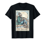 Track Mom Tarot Card Soccer Skeleton T-Shirt - Novelty Apparel for Adults