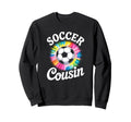 Soccer Cousin Tie Dye Spirit Sweatshirt - Custom Art Print Men Women