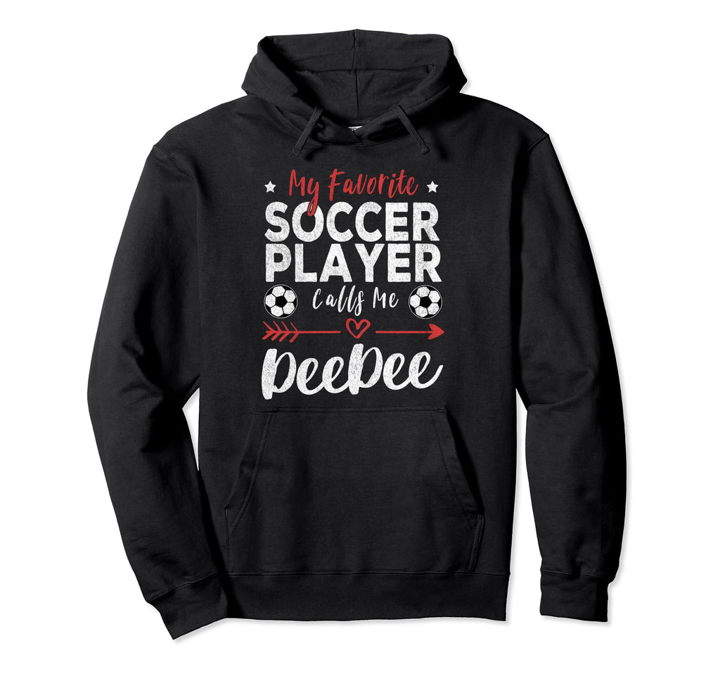 My Favorite Soccer Player Calls Me Deedee Hoodie - Minimalist Print Unisex