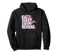 Eat Sleep Swim Repeat Hoodie - Casual Everyday Wear for Adults