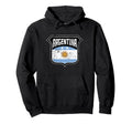 Argentina Soccer Country Flag Crest Hoodie - Streetwear Style Men Women