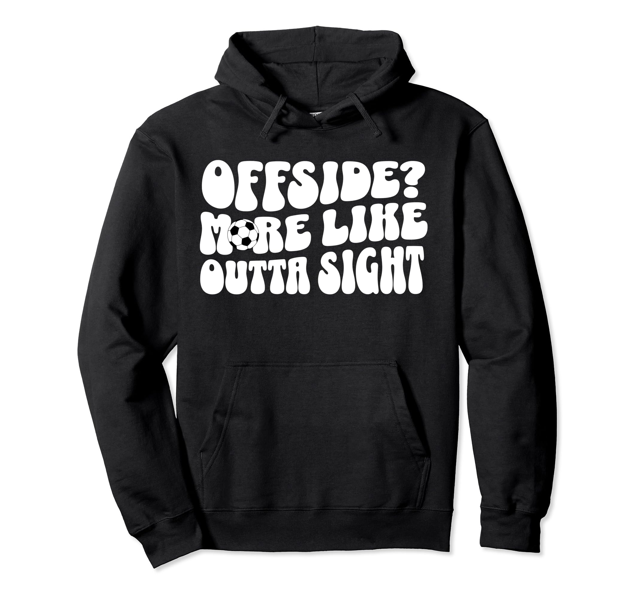 Soccer Mom Offside Rule Funny Hoodie - Minimalist Print for Adults