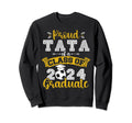 Proud Tata Class 2024 Graduate Soccer Sweatshirt - Minimalist Print Unisex