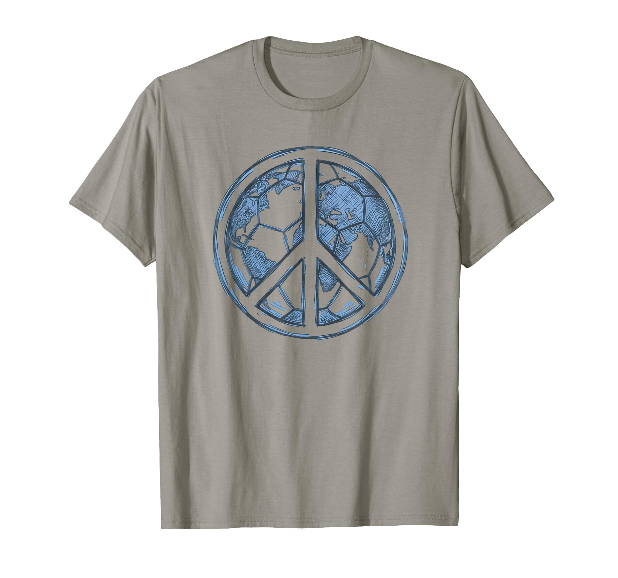 Soccer World Peace Is My Goal Futbol Soccer T-Shirt - Graphic Print Unisex