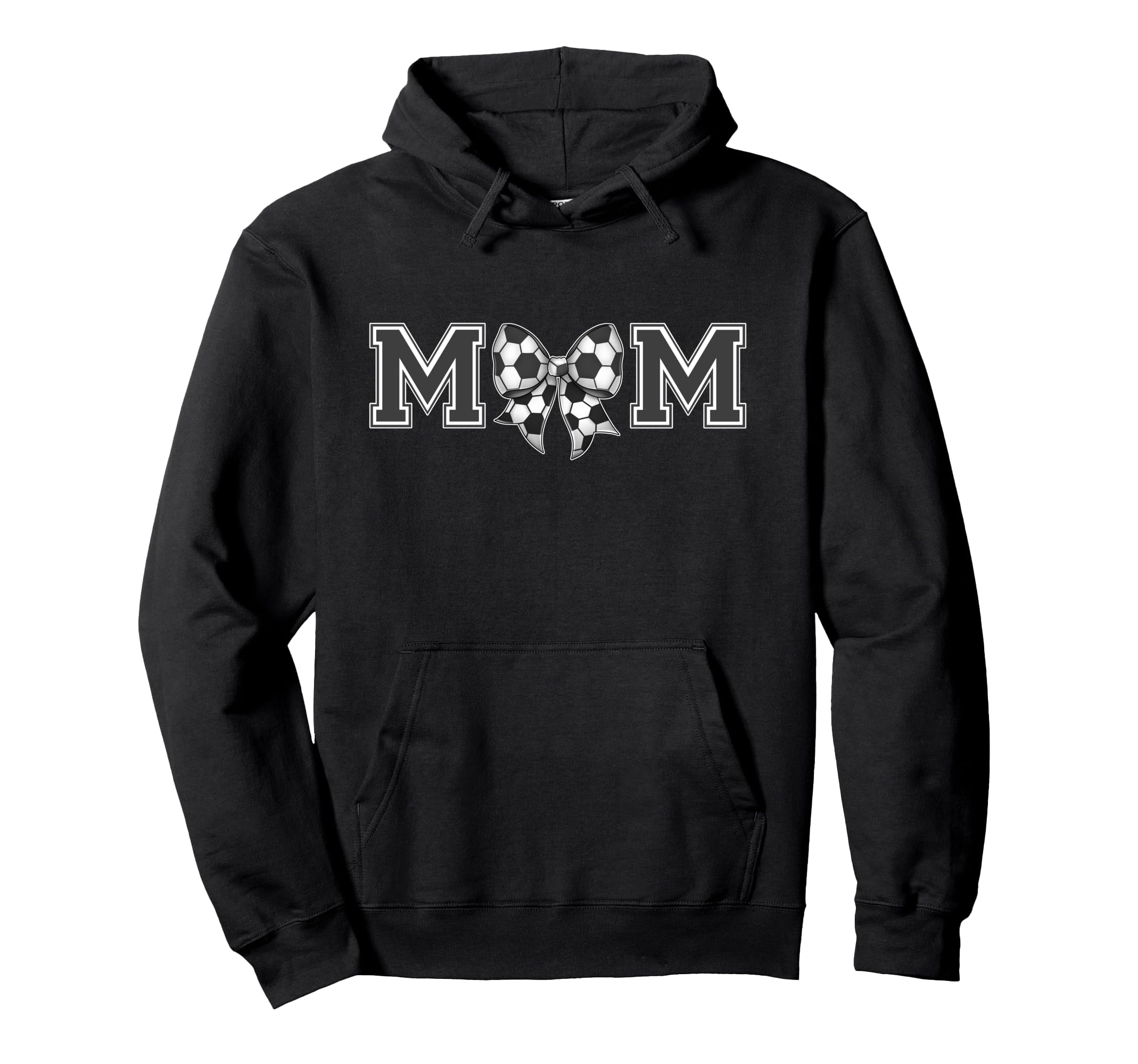 Soccer Mom Stylish Bow Hoodie - Graphic Print Unisex