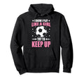 Soccer Fans Soccer Moms I Play Like Hoodie - Minimalist Print for Adults