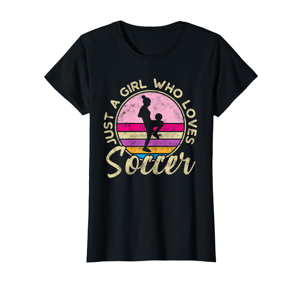 Just Who Loves Soccer Soccer T-Shirt - Graphic Print Unisex