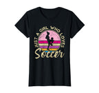 Just Who Loves Soccer Soccer T-Shirt - Graphic Print Unisex