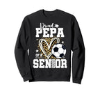 Proud Pepa 2026 Senior Soccer Sweatshirt - Graphic Print for Adults