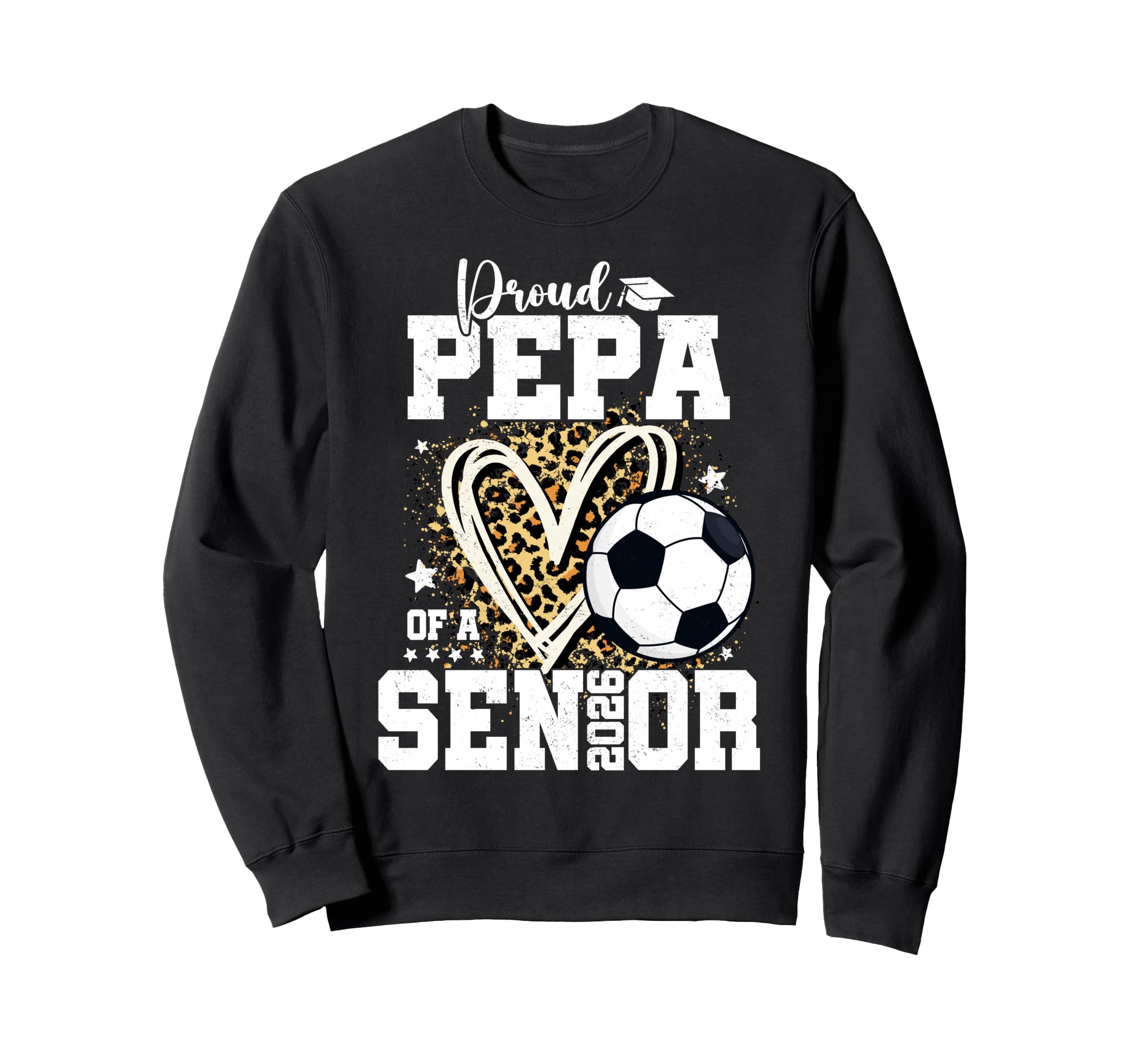 Proud Pepa 2026 Senior Soccer Sweatshirt - Graphic Print for Adults