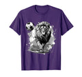 Lion Playing Soccer Sports Team Animal T-Shirt - Novelty Apparel Unisex