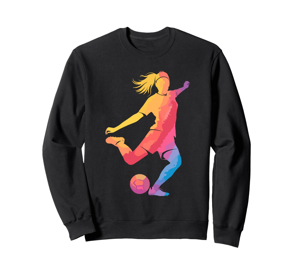 Colorful Football Sport Game Sweatshirt - Custom Art Print Unisex
