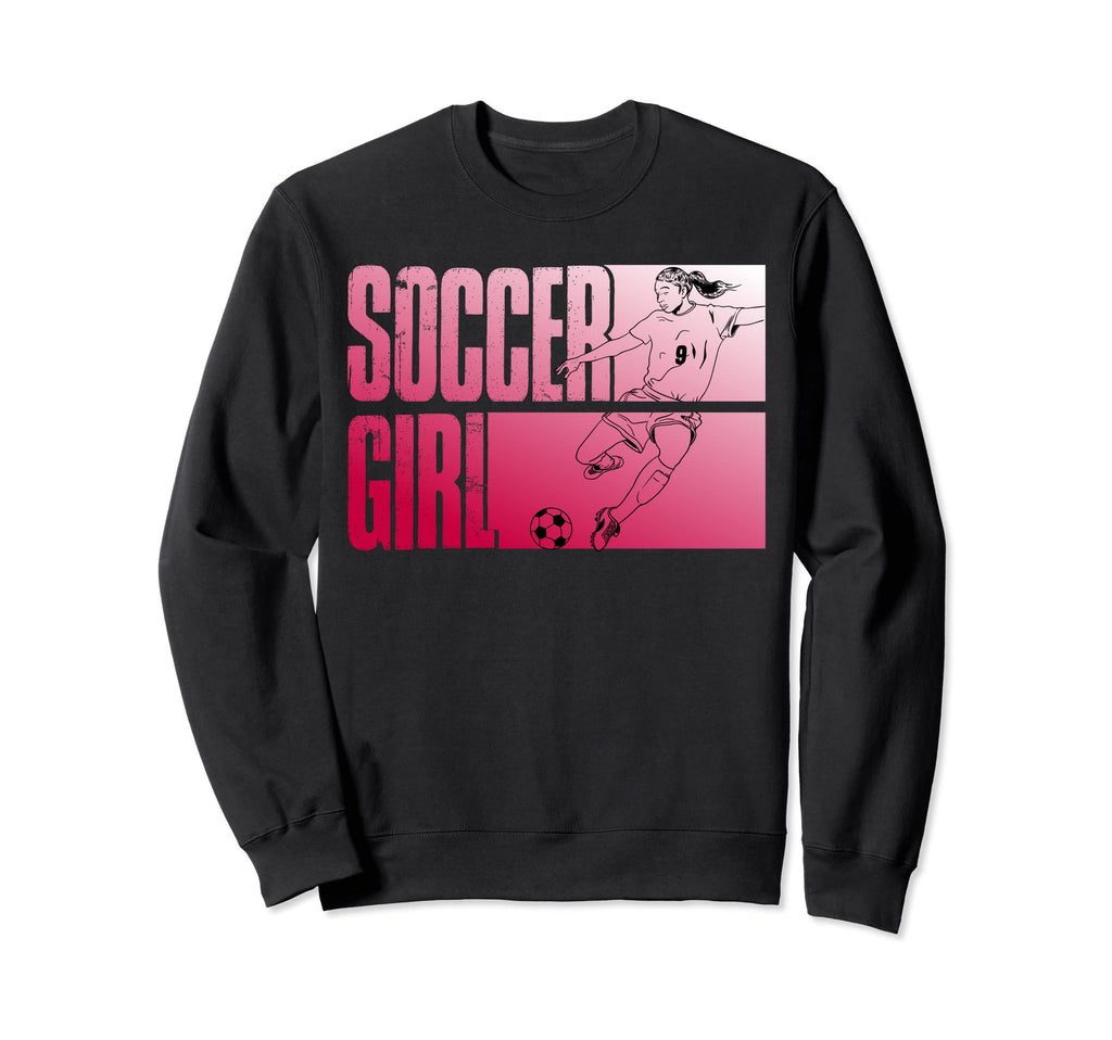 Soccer Funny Footballer Ball And Sweatshirt - Aesthetic Graphic for Adults