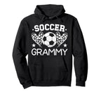 Soccer Grammy Hearts Grammy Soccer Hoodie - Custom Art Print for Adults