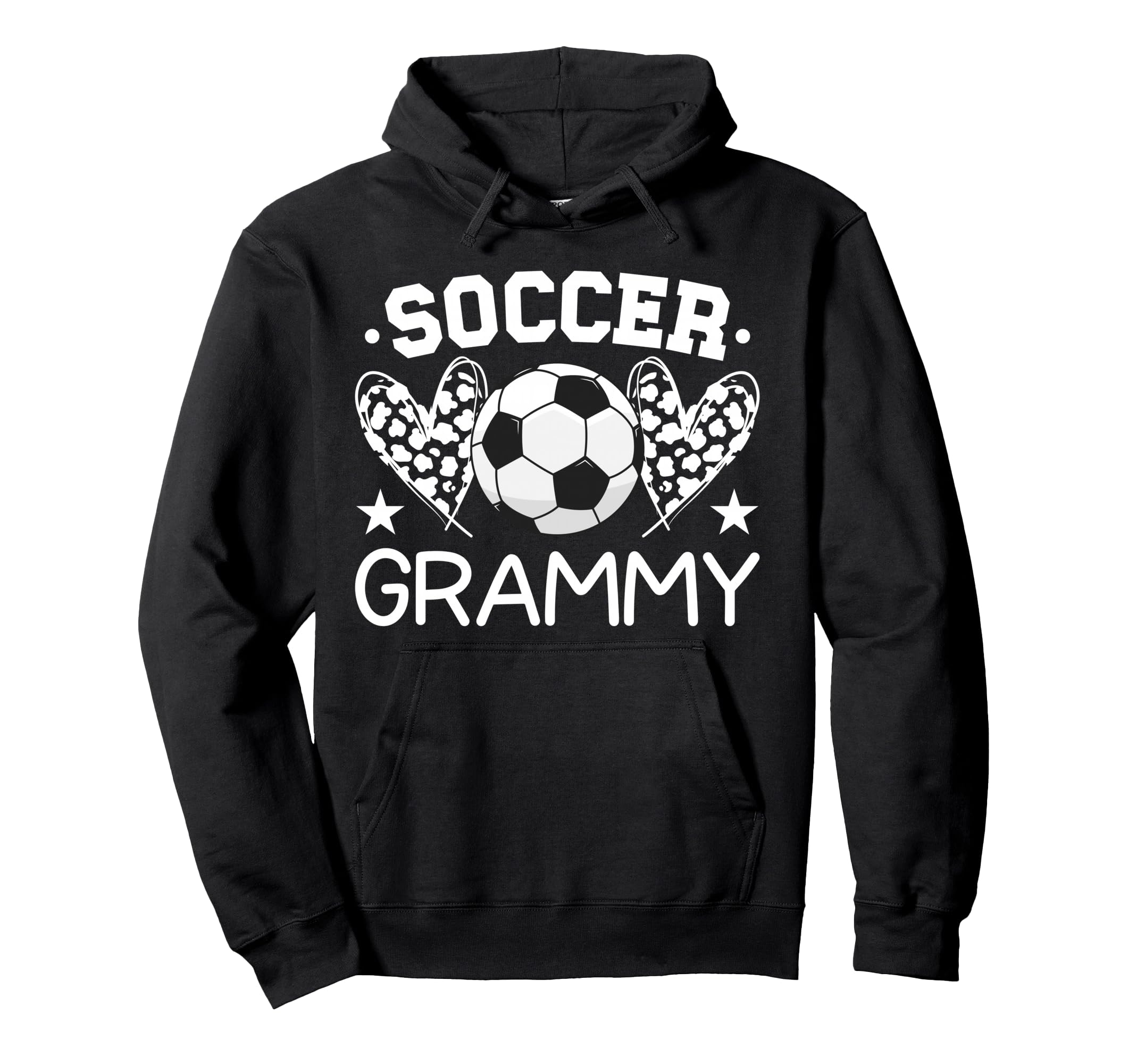 Soccer Grammy Hearts Grammy Soccer Hoodie - Custom Art Print for Adults