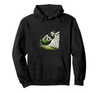 Funny Stick Goalkeeper Save Action Hoodie - Custom Art Print for Adults