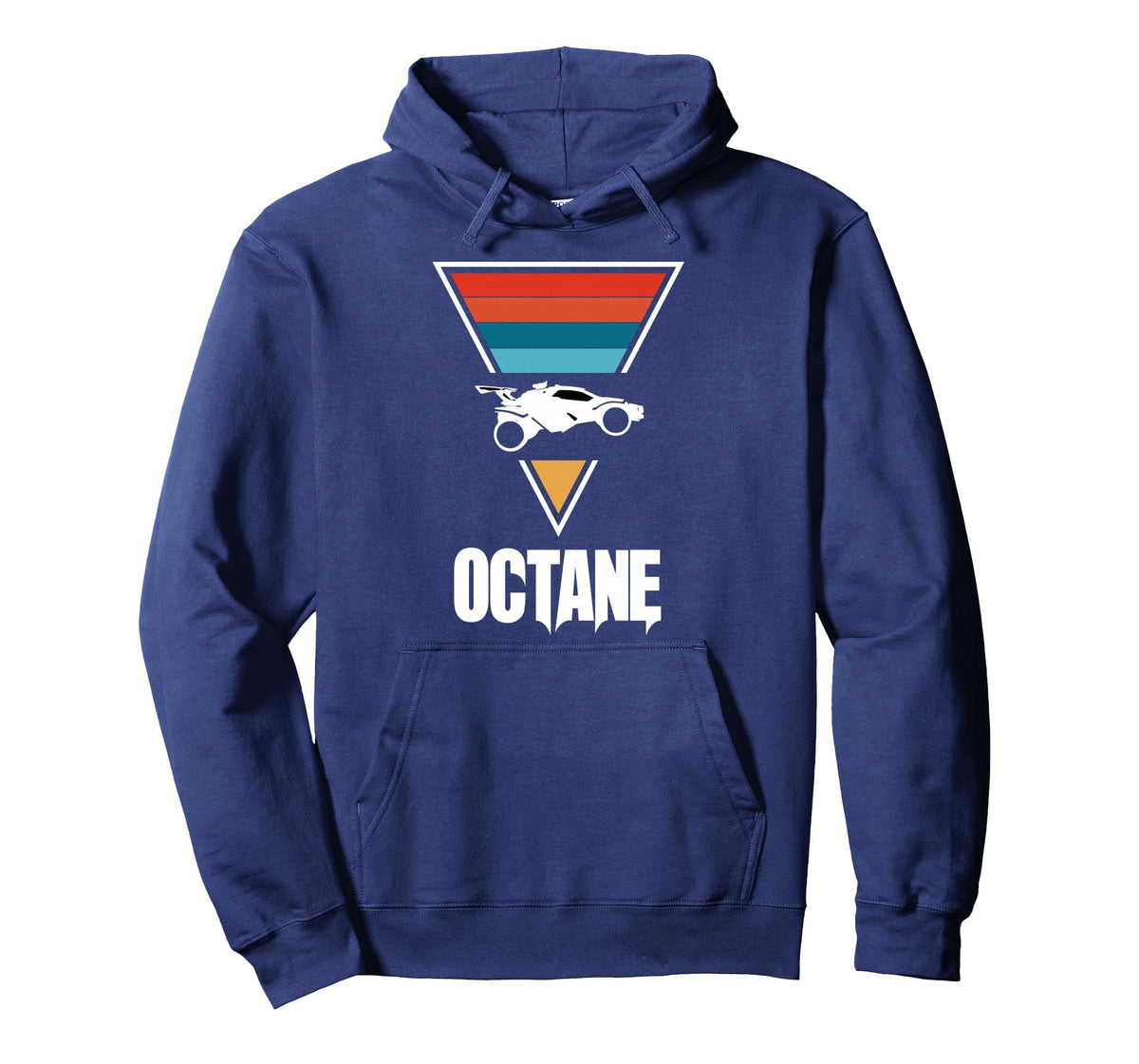 Octane Rocket Soccer Sunset Distressed Hoodie - Aesthetic Graphic Unisex