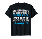 Coach Funny Appreciation Thank You Gift T-Shirt - Graphic Print Unisex