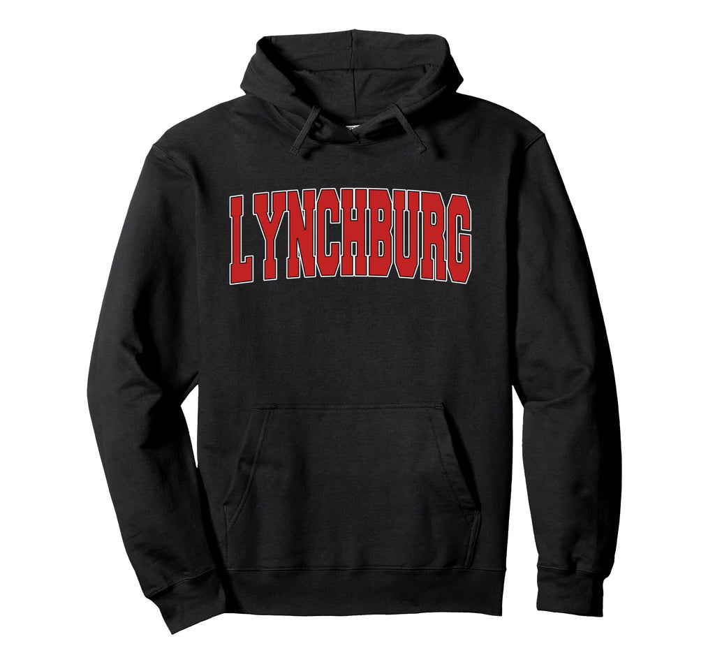 Lynchburg Va Virginia Varsity Usa Sports Hoodie - Novelty Apparel Unisex