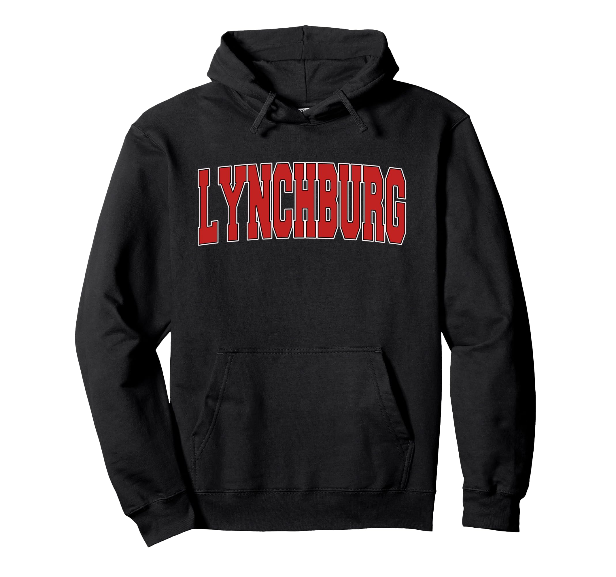 Lynchburg Va Virginia Varsity Usa Sports Hoodie - Novelty Apparel Unisex