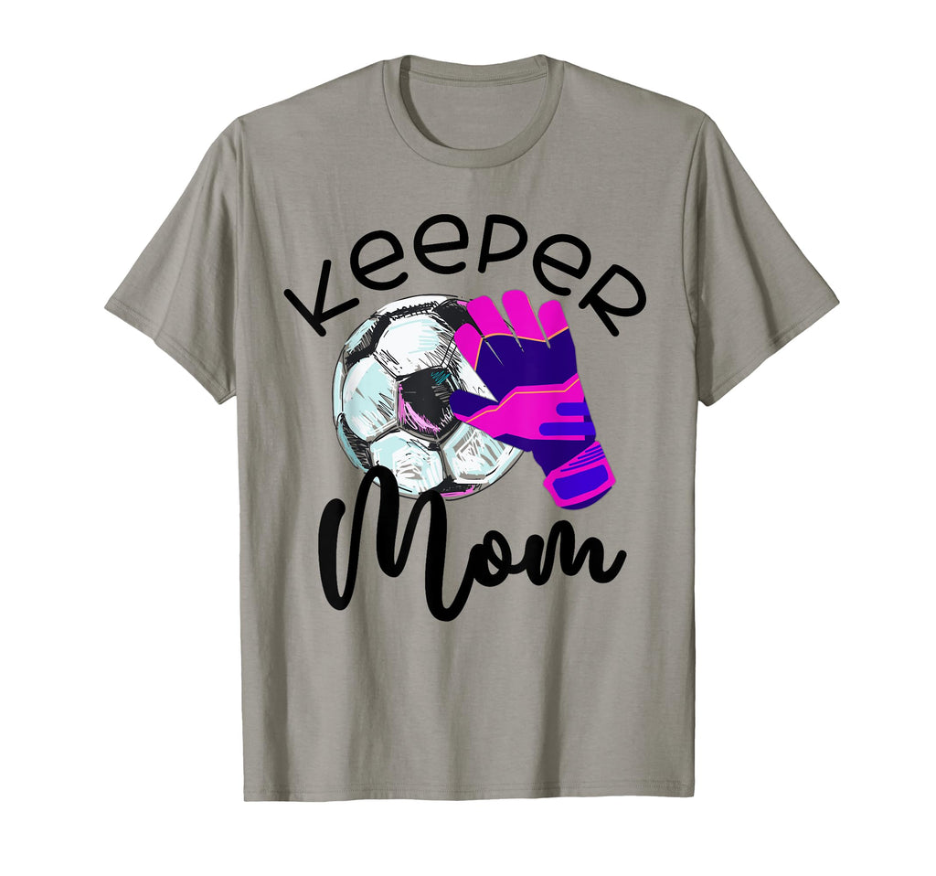 Keeper Mom Goalkeeper Soccer Mama T-Shirt - Minimalist Print Unisex
