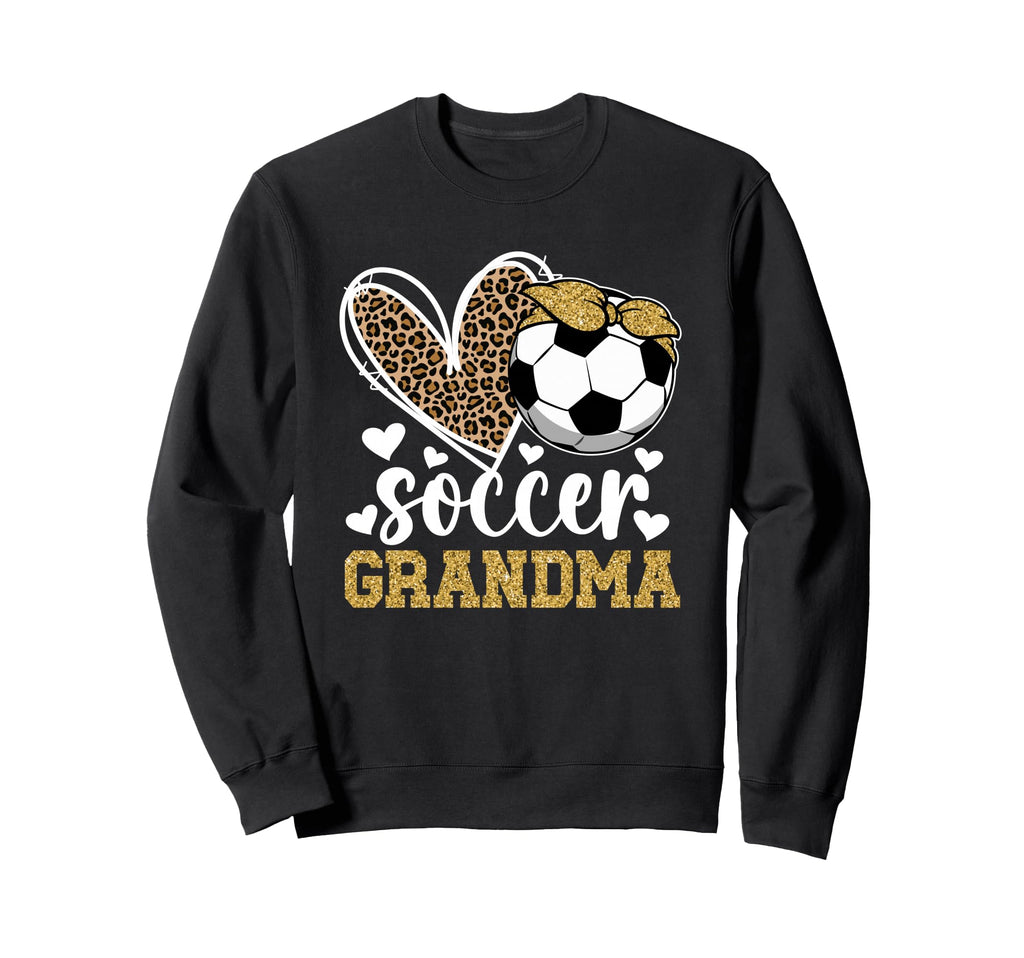Soccer Grandma Heart Grandma Soccer Sweatshirt - Graphic Print Men Women