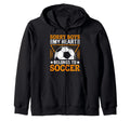 Sorry My Heart Belongs To Soccer Play Sports Hoodie - Unique Graphic Unisex