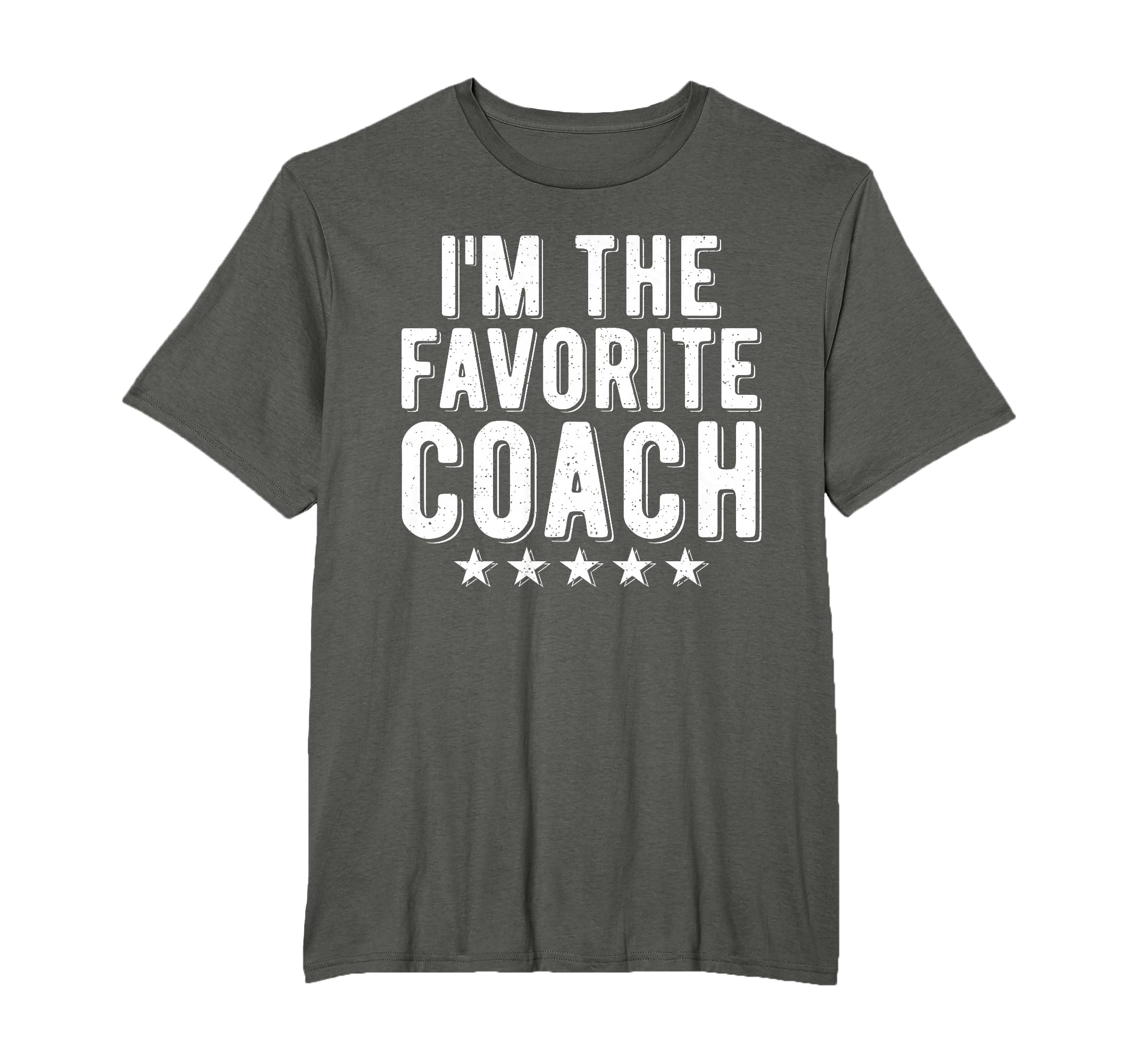 Im Favorite Coach Sports Coach T-Shirt - Custom Art Print for Adults