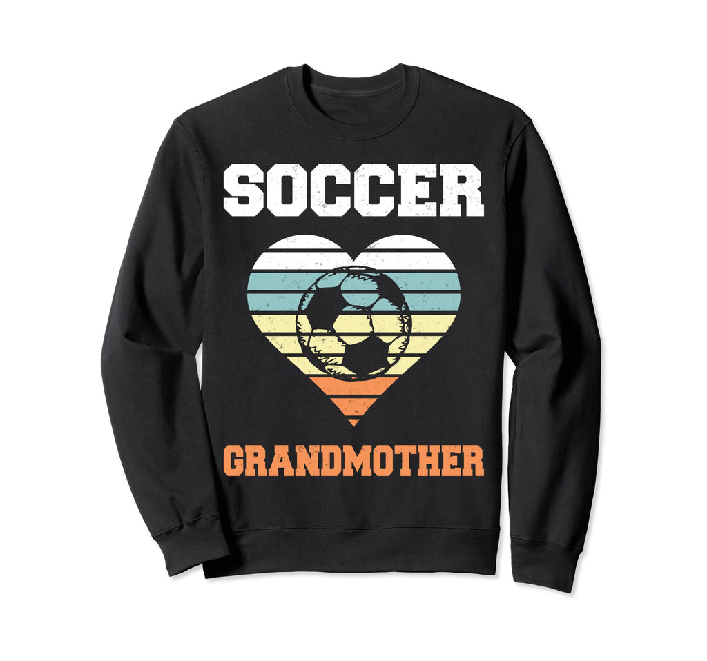 Soccer Grandmother Family Sweatshirt - Minimalist Print for Adults