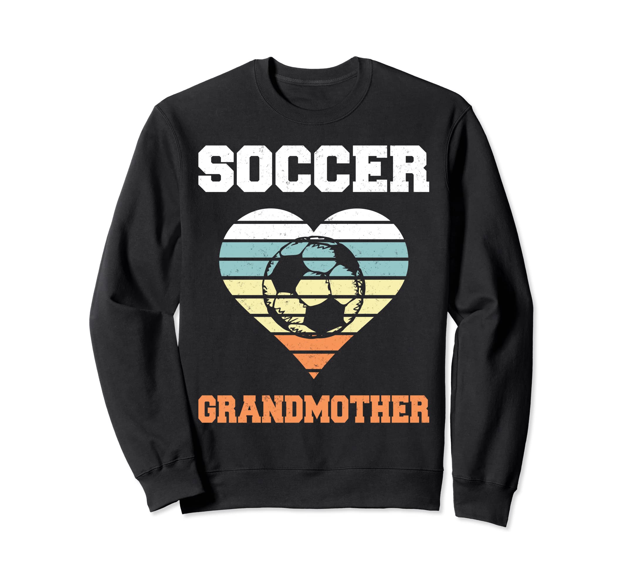 Soccer Grandmother Family Sweatshirt - Minimalist Print for Adults