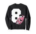 8 Soccer Birthday Gift Soccer Fan Sweatshirt - Unique Graphic for Adults