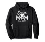 Senior Mom Soccer Class 2026 Graduate Hoodie - Graphic Print for Adults