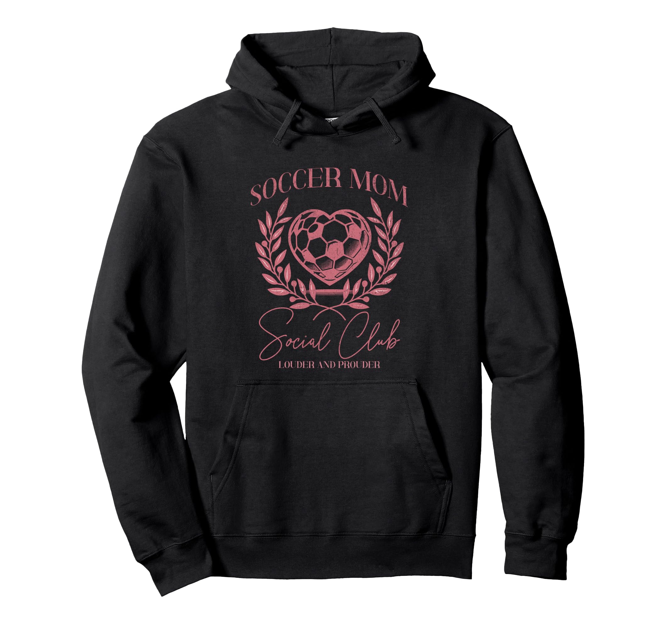 Soccer Mom Social Club Heart Sideline Hoodie - Aesthetic Graphic Men Women