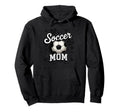 Soccer Mom Heart Ball Sideline Hoodie - Casual Everyday Wear for Adults