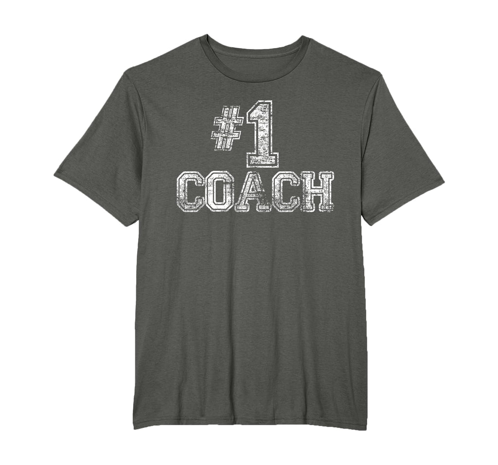 1 Coach Number One Team Gift T-Shirt - Unique Graphic for Adults