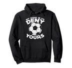 My Goal Is To Deny Yours Soccer Ball Hoodie - Graphic Print for Adults