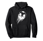 Soccer Player Sports Soccer Ball Hoodie - Novelty Apparel Men Women