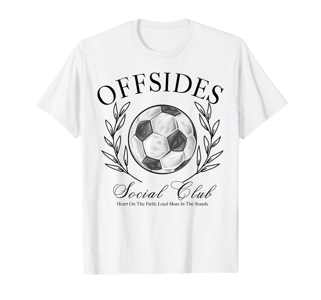 Offsides Social Club Heart Field T-Shirt - Casual Everyday Wear for Adults