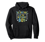 Big Brother Birthday Soccer Ball Goalie Hoodie - Graphic Print Men Women