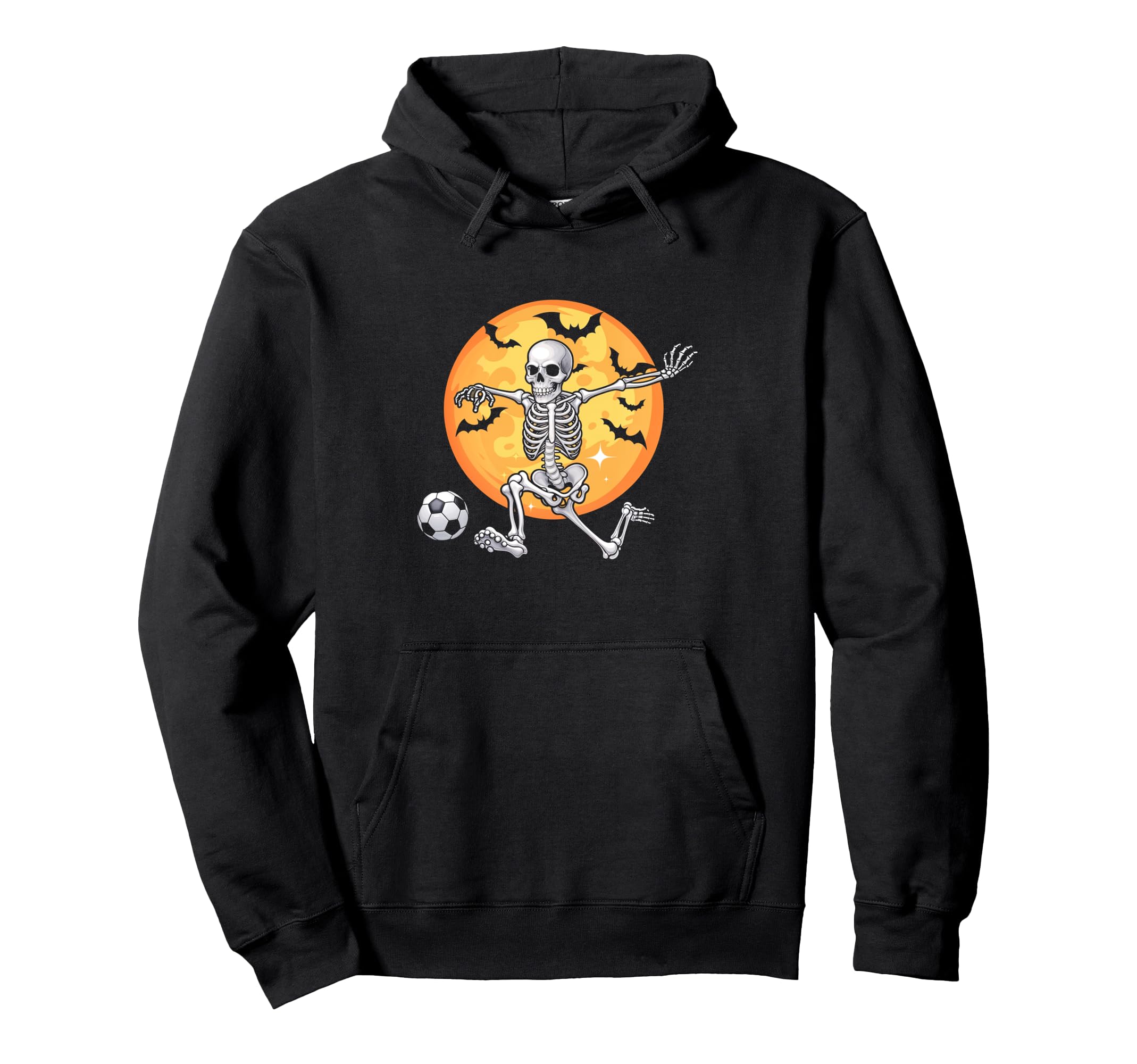 Soccer Skeleton Halloween Soccer Player Hoodie - Trendy Graphic Unisex