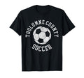 Tuolumne County Soccer Distressed 90S T-Shirt - Graphic Print Unisex