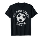 Tuolumne County Soccer Distressed 90S T-Shirt - Graphic Print Unisex