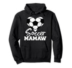 Soccer Mamaw Heart Funny Heartfelt Love Hoodie - Custom Art Print Unisex