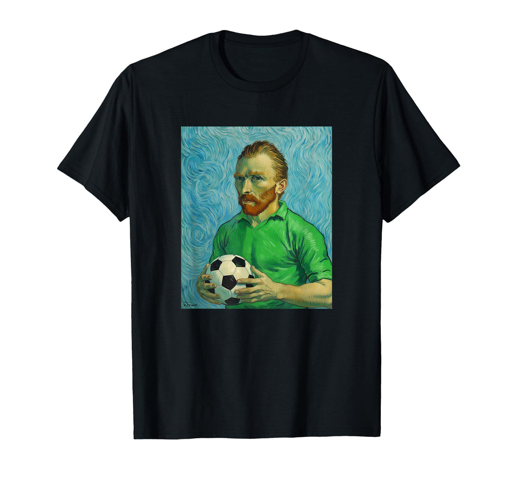 Vincent Loves Football And Soccer Green T-Shirt - Unique Graphic Men Women